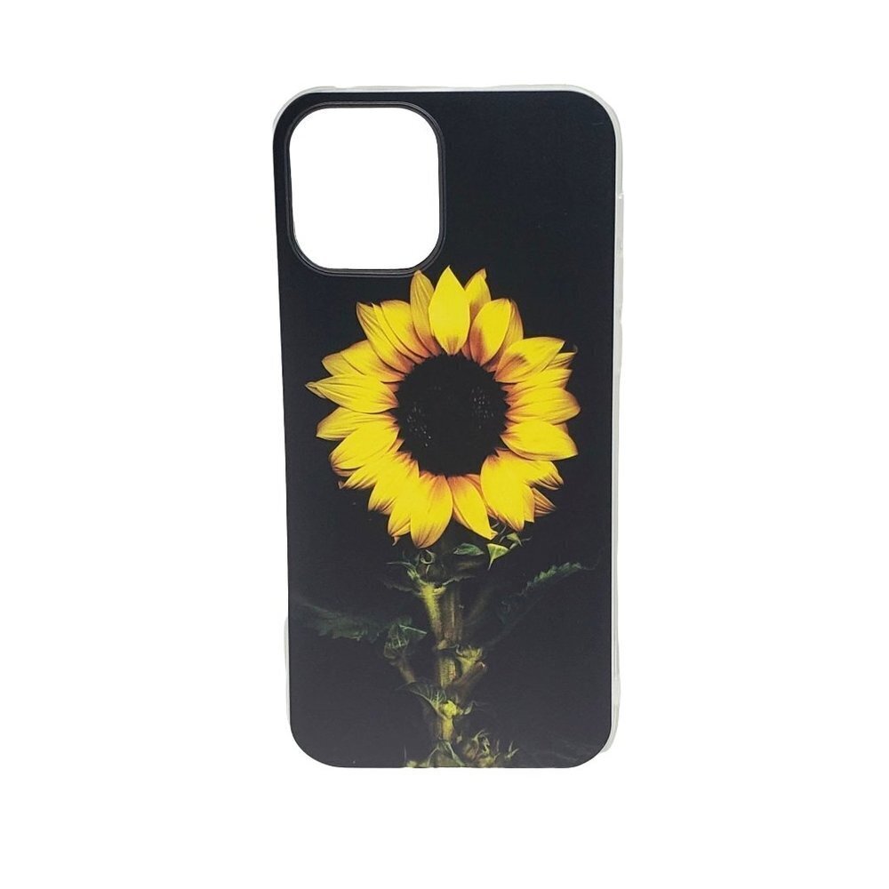 iphone 12 / 12 Pro Sunflower Phone Case Black